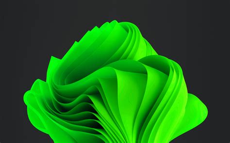 Windows 11 Dark Green Wallpaper