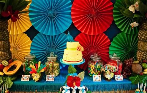 Rio Themed 4th Birthday Jungle Bird Party Kara S Party Ideas The Place For All Things