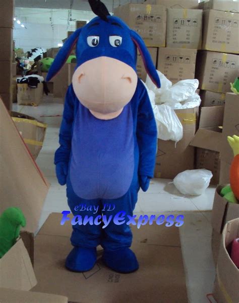 Eeyore Donkey Mascot Costume Winnie Friend Birthday Party Fancy Cosplay