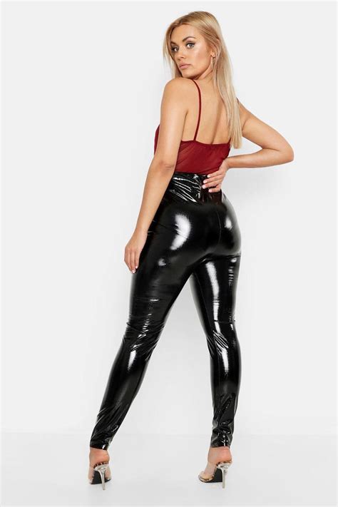 plus patent pu leggings pu leggings leather pants women vinyl clothing