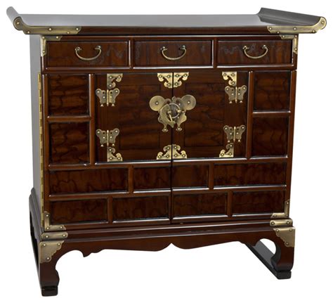Tokyo lease corporation provide a superior selection of furniture. Korean Antique Style 3 Drawer End Table Chest ...
