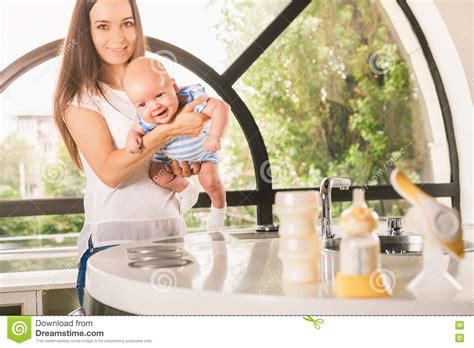 Manual Breast Pump Mothers Breast Milk Stock Image Image Of Formula