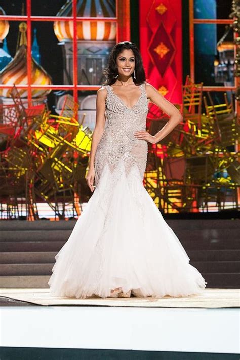 Patricia Yurena Rodríguez Miss Spain At Evening Gown Competition