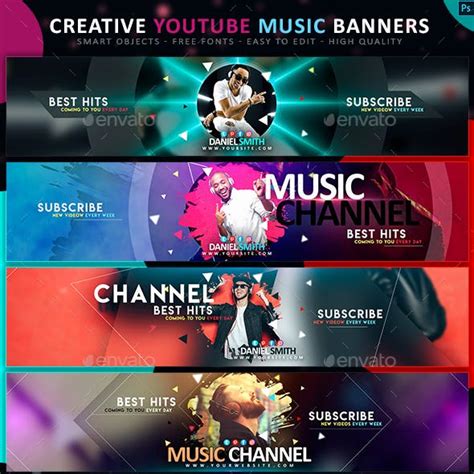 1200 Best Youtube Channel Art Templates Free And Premium