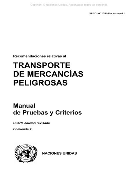 TRANSPORTE DE MERCANCÍAS PELIGROSAS Manual
