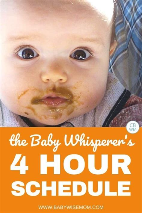 The Baby Whisperer Four Hour Schedule - Babywise Mom | Baby whisperer, Help baby sleep, Baby ...
