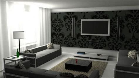 Sebab beranggapan konsep minimalis tampak. 29+ Corak Wallpaper Dinding Ruang Tamu - Richa Wallpaper