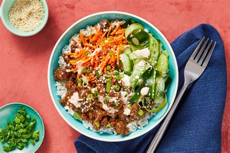 Pork Bulgogi Bowls Recipe Hellofresh