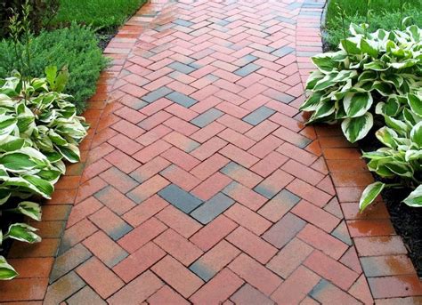 50 Vintage Red Brick Ideas For Your Garden Brick Sidewalk Walkway