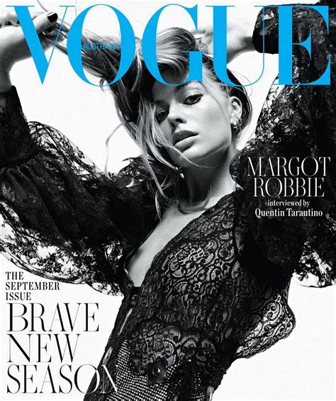 Margot Robbie Covers Vogue Australia September 2019 By Mario Sorrenti Fashionotography