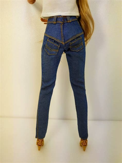 Barbie Clothes Barbie Jeans Denim Pants For Barbie Doll M2m Etsy Barbie Clothes Barbie Dolls