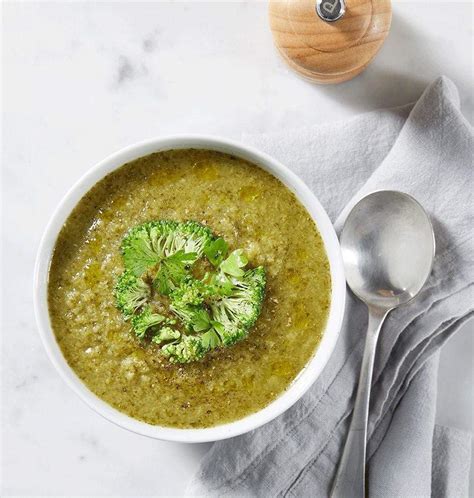 Broccoli Spinach And Kale Soup Healthy Meal Plans And Recipes Dineamic