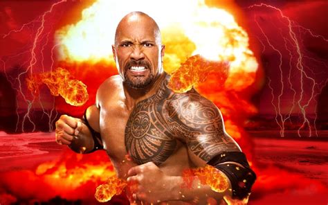 Wrestling Super Stars The Rock Latest Hd Wallpapers 2013