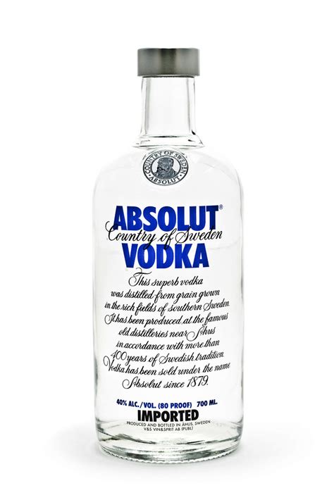 Absolut Vodka The Legendary Bottle Of The Classic Absolut Flickr