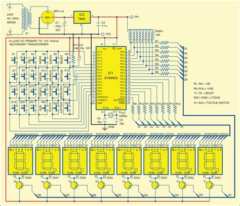 Scientific Calculator Circuit Diagram Wiring View And Schematics Diagram