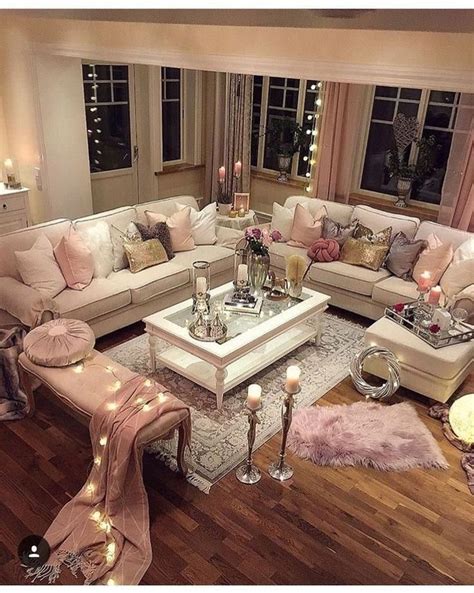 Décoration Salon Glamorous Living Room Girly Living Room Chic