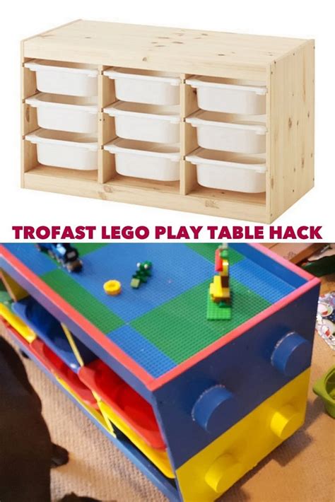Ikea Hack Lego Table Trofast Do It Yourself