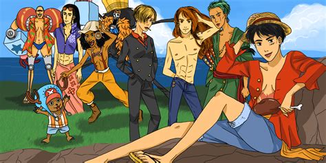 One Piece Gender Bender By Etacephei On Deviantart
