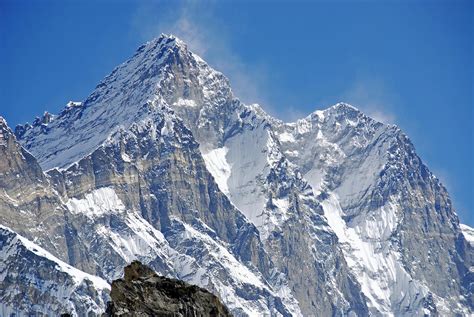 Tallest Mountains Mount Everest Lhotse West Face Closeup 1663