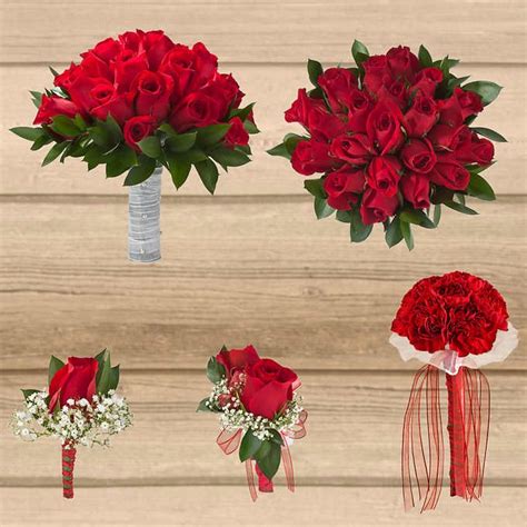 Simply Elegant Rose Wedding Collections Costco Wedding Flowers Red