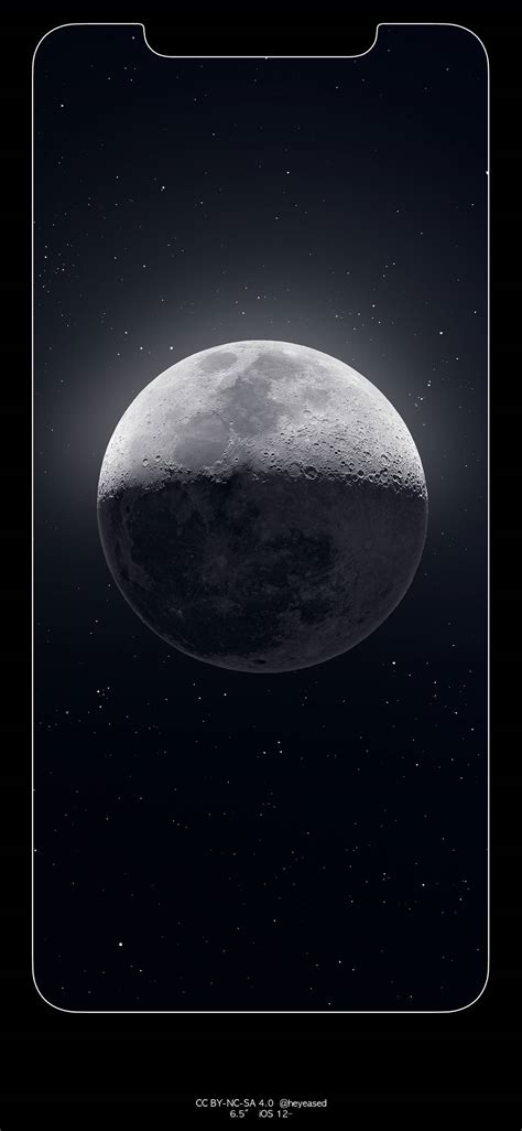 Moon Oled Black Wallpapers Wallpaper Cave