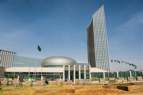 The African Unions Headquarters Building In Addis Ababa
