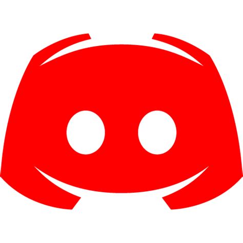 Red Discord 2 Icon Free Red Site Logo Icons