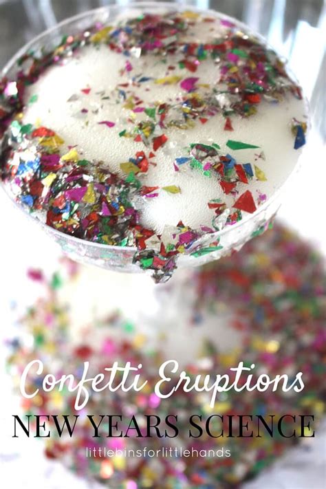 Chinese new year is a time to reflect on relationships and family. Confetti Science Eruptions Kids New Years Eve Activity