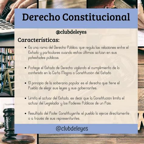 Derecho Constitucional Características