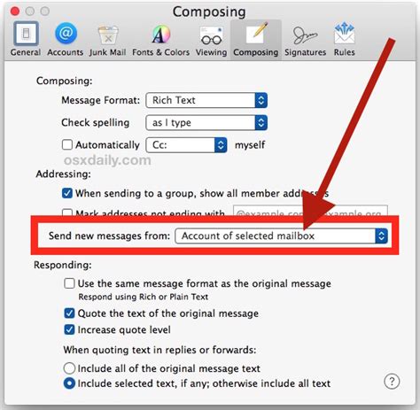 Change Default Outlook Email Sent From Account Factlopas