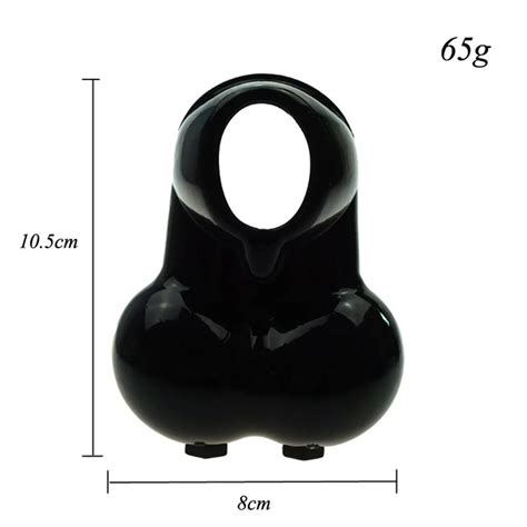 2019 Silicone Testicle Pouch Squeezer Testicle Bag Sack Scrotum Bondage