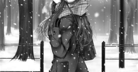 Anime Girl Walking Away Alone Art Pinterest Anime Manga And
