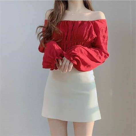 Girly Casual Clothing Inspire Style Spring 2021 Gentle Korean Fashion Instagram Highschool