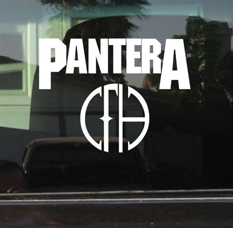 Pantera Cfh 8 Inch Vinyl Decal Sticker Vinyl Decal Stickers