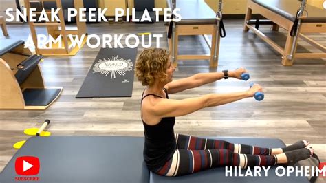 Pilates Arm Workout Sneak Peek Youtube