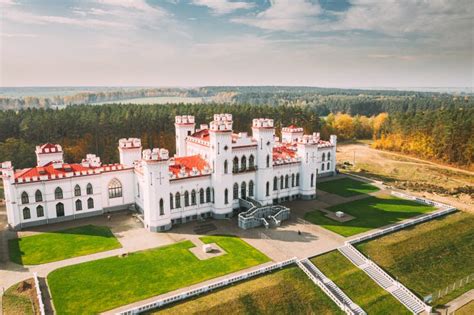 Kosava Belarus Aerial Bird S Eye View Of Famous Popular Historic