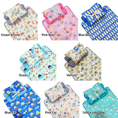 Deskripsi bantal bayi + 2 guling +1 kasur uk.28x40cm bahan :sil a pulpy kain : Matras Perlak Set / Perlak Kasur Matras Bayi Set / Matras ...