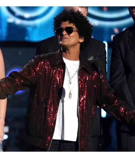 60th Annual Grammy Awards Bruno Mars Red Jacket Jackets Creator