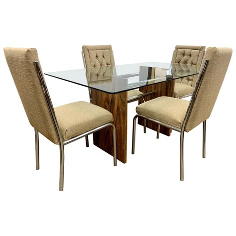 A room which mediocre will appear more leverage with all the proper employing the dining table. Mid-Century Modern Milo Baughman Style Dining Room Set ...