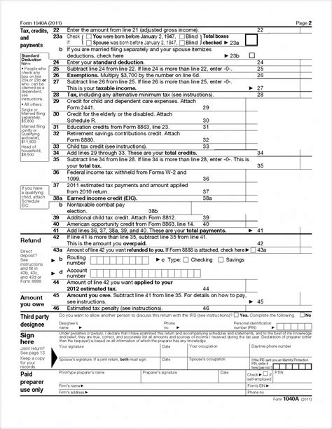 Tax Forms 1040ez 2011 Form Resume Examples