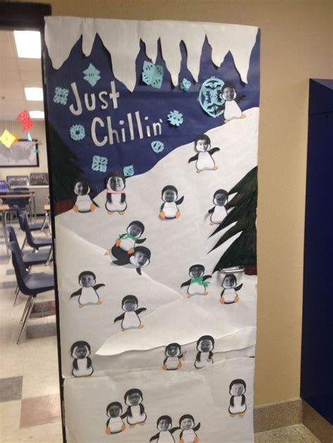 33 Amazing Classroom Doors For Winter And The Holidays Penguin Cl