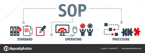 An sop might be related to automatically detecting a failure in a sensor and opening a work order to have it repaired, or to dealing with. Banner Mit Der Aufschrift Standard Operating Procedure Sop ...