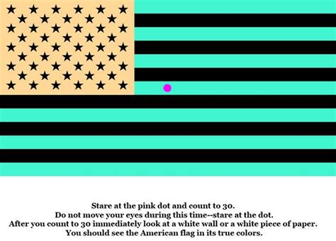 Optical Illusions Brain Teasers Us Flag Optical Illusion Brain
