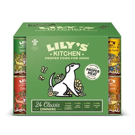 Lilys Kitchen Classic Dinners Proper Food For Dogs Multipack 24 X 400g