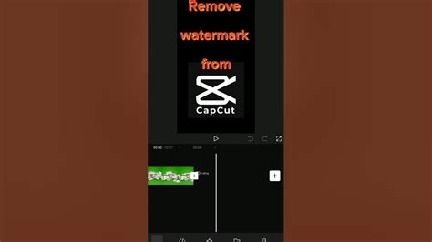 How To Remove Watermark From Capcut Video Remove Capcut Watermark