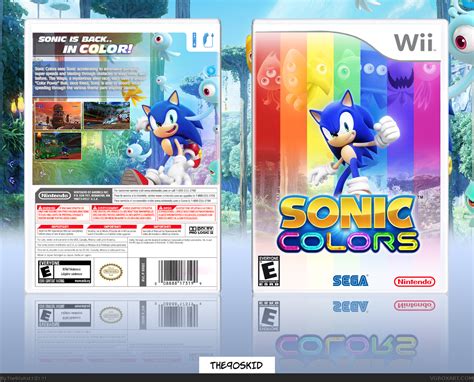 Sonic Colors Wii Box Art Cover By The90skid