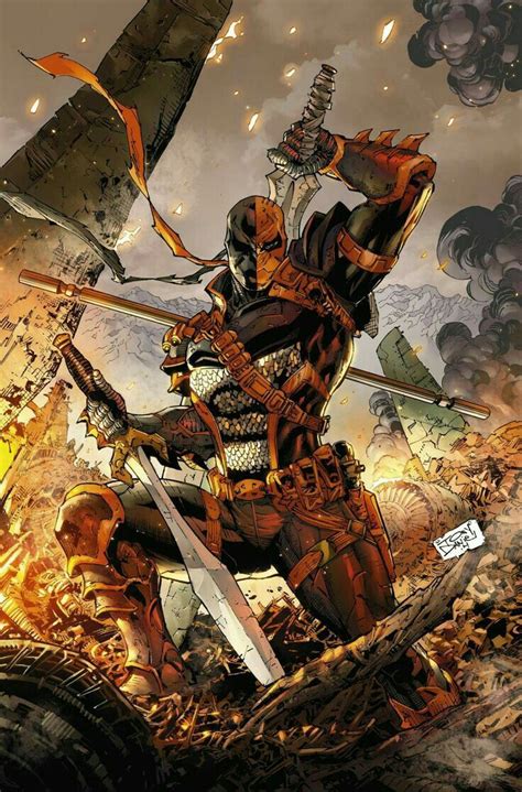 Pin By Clarence Clarke On Pose Deathstroke Deathstroke The