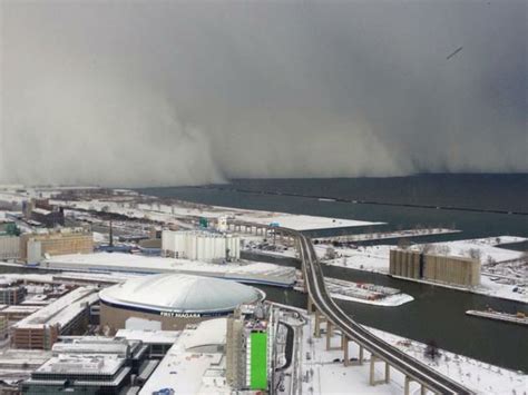 Lake Effect Snow Storm Hits Buffalo New York
