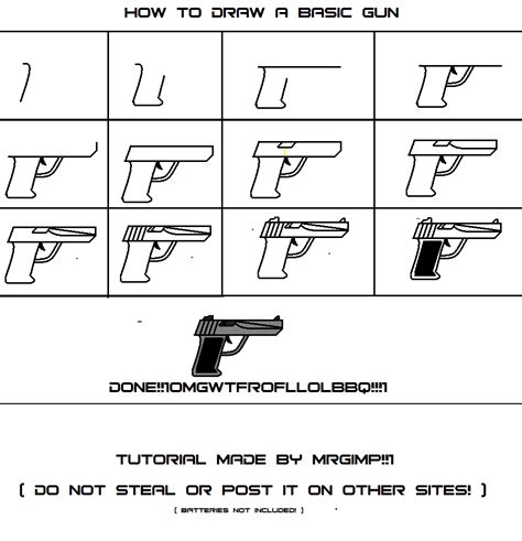 Https://tommynaija.com/draw/how To Draw A Gun Easy