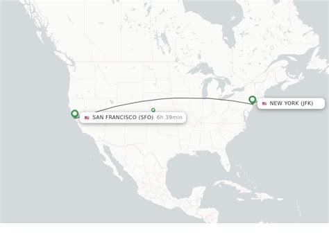 Direct (non-stop) flights from New York to San Francisco - schedules ...